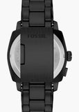 FOSSIL MACHINE BIG-TIC BLACK DIAL BLACK BRACELET FS6156