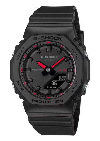 CASIO G-SHOCK DUO SLIM SMALL SIZE BLACK DIAL BLACK BAND GMAP2100SA-1A1