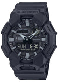 CASIO G-SHOCK RUGGED ANALOGUE / DIGITAL BLACK RESIN BAND GA010-1A1