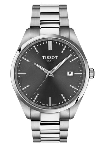 TISSOT SWISS T-CLASSIC PR100 STAINLESS STEEL GREY DIAL T150-410-11-081-00