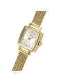 TISSOT SWISS LADIES LOVELY SQUARE GOLD MESH BRACELET T058-109-33-031-00