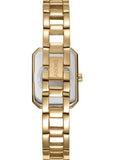 DKNY UPTOWN RECTANGULAR BLACK DIAL GOLD BRACELET DK1L009M0015