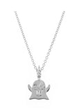 STOLEN GIRLFRIENDS CLUB PUNK GHOST WHITE TOPAZ NECKLACE JWL4-24-61