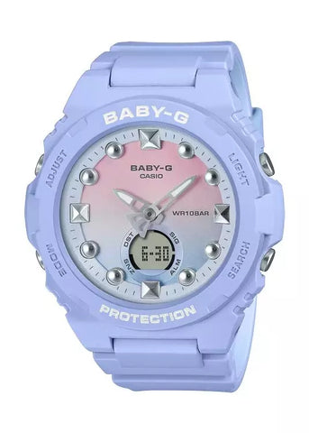 CASIO BABY-G ANALOGUE / DIGITAL BLUE RESIN BAND BGA320-2A1