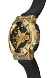 CASIO G-SHOCK G-STEEL ANALOGUE / DIGITAL METAL COVERED GOLD GM110G-1A9