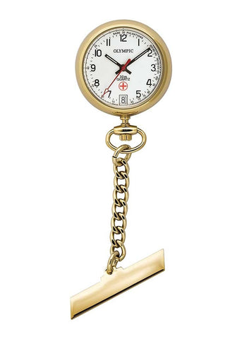 OLYMPIC NURSES WATCH YELLOW GOLD 83005