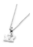 STOLEN GIRLFRIENDS CLUB PUNK GHOST WHITE TOPAZ NECKLACE JWL4-24-61