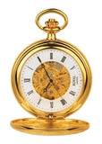 ROYAL LONDON POCKET WATCH MECHANICAL GOLD CASE 91202.02