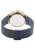 OBAKU EGE-OCEAN BLUE MESH BRACELET ROSE BLUE DIAL V246GMVLML