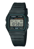 CASIO DIGITAL BLACK RESIN BAND F91W-3SDG