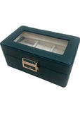 PU WATCH STORAGE BOX 3 SLOT GREEN WBL-3GN