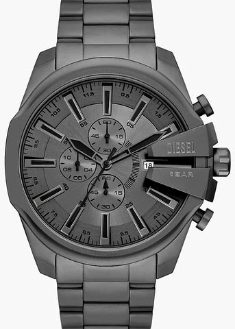 DIESEL MEGA CHIEF SLIM CHRONOGRAPH GREY DIAL GUNMETAL DZ4676
