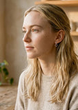 GEORGINI ALCHEMY AXIS EARRINGS SILVER IE1240W