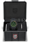 LUMINOX NSF GREEN DIAL BLACK BAND BOX SET BLACK NATO BAND XS.3517 NSF SET