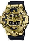 CASIO G-SHOCK ANALOGUE / DIGITAL G-STEEL METAL GOLD BLACK GM700G-9A