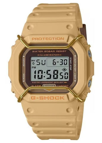 CASIO G-SHOCK DIGITAL MUSTARD RESIN GOLD DIAL PROTECTORS DW5600PT-5D