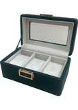 PU WATCH STORAGE BOX 3 SLOT GREEN WBL-3GN