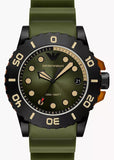 EMPORIO ARMANI GREEN DIAL GREEN POLYURETHANE BAND AR11540