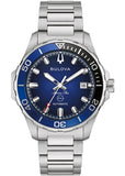 BULOVA GENTS MARINE STAR AUTOMATIC BLUE DIAL STAINLESS STEEL 98B466