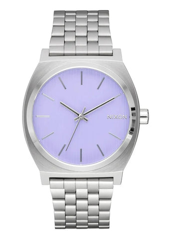 NIXON TIME TELLER SILVER / LAVENDER A045 5387-00