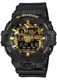 CASIO G SHOCK ANALOGUE/DIGITAL BLACK RESIN CAMOUFLAGE DIAL GA700CF-1A