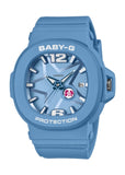 CASIO BABY-G ANALOGUE SPACE POP DIAL BLUE RESIN BAND BGA10D-2A2