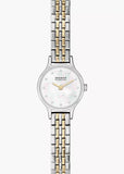 SKAGEN ANITA MICRO MOTHER OF PEARL DIAL TWO-TONE BRACELET SKW3191