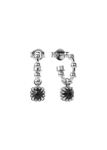 STOLEN GIRLFRIENDS CLUB BABY CLAW ONYX BALL CHAIN EARRINGS JWL25-ENC2-10