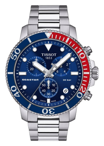 TISSOT SWISS GENTS T-SPORT SEASTAR CHRONOGRAPH T120-417-11-041-03