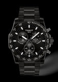 TISSOT SWISS SUPERSPORT CHRONOGRAPH BLACK DIAL BLACK BRACELE T125-417-33-051-00