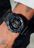 CASIO G-SHOCK RUGGED DIGITAL BLACK RESIN BAND GD010-1A1