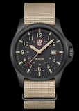 LUMINOX ATACAMA FIELD BLACK DIAL BOX SET BEIGE NATO BAND XL.1970 SET