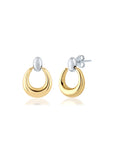 GEORGINI ALCHEMY VOYAGE EARRINGS TWO-TONE IE1235