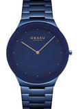 OBAKU SPEJL-BLUE BRACELET BLUE DIAL V290GXLLSL