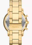 FOSSIL NEUTRA CHRONOGRAPH BLACK DIAL GOLD BRACELET FS6093