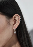 STOLEN GIRLFRIENDS CLUB OLD ENGLISH ANCHOR SLEEPER EARRINGS JWL3-25-31