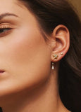 ANIA HAIE GOLD SPARKLING STAR DROP STUD EARRINGS E066-07G