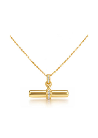 GEORGINI ALCHEMY ANDY FOB PENDANT GOLD IP1241G