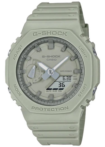 CASIO G-SHOCK CARBON CORE GUARD DUO SLIM NATURES SAGE GREEN GA2100NC-3A