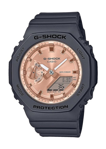 CASIO G-SHOCK CARBON CORE GUARD DUO SLIM MID SIZE ROSE GOLD GMAS2100MD-1A