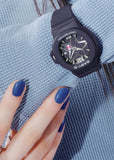 CASIO BABY-G ANALOGUE SPACE POP DIAL DARK BLUE RESIN BAND BGA10D-2A1