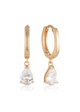 GEORGINI LOVE IS IN THE AIR PIA HOOP EARRINGS ROSE GOLD IE935RG