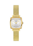 TISSOT SWISS LADIES LOVELY SQUARE GOLD MESH BRACELET T058-109-33-031-00