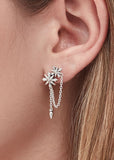 STOLEN GIRLFRIENDS CLUB MIDNIGHT CROSS DROP EARRINGS JWL2-26-30