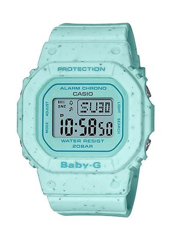 CASIO BABY-G DIGITAL ICE CREAM COLOURS MINT GREEN RESIN BGD560CR-2D
