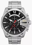 DIESEL MEGA CHIEF CHRONOGRAPH BLACK DIAL STAINLESS BRACELET DZ4308
