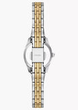 FOSSIL SCARLETTE MINI SIZE SILVER DIAL TWO-TONE BRACELET ES5473