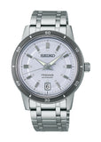SEIKO PRESAGE AUTOMATIC STYLE 60'S MAUVE DIAL STAINLESS SRPL73J