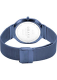 OBAKU OCTANT OCEAN BLUE MESH BRACELET ROSE BLUE DIAL V253GXSLML