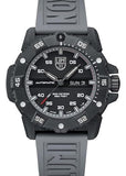 LUMINOX MASTER CARBON SEAL AUTOMATIC BLACK DIAL GREY BAND XS.3862